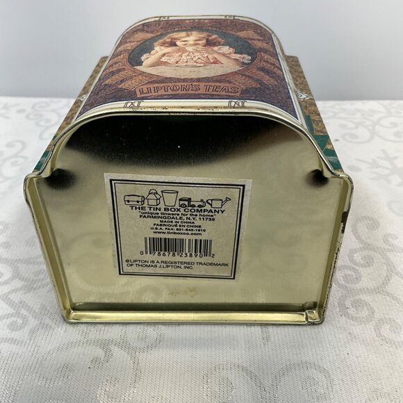 Lipton's Tea Tin Container Collectible Advertising Canister - Picture 8 of 8